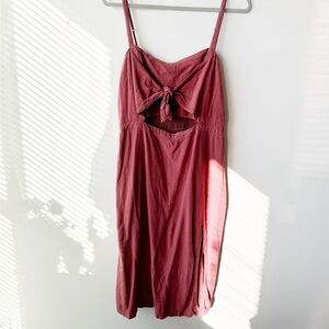 XL Abercrombie Spaghetti Strap Midi Dress